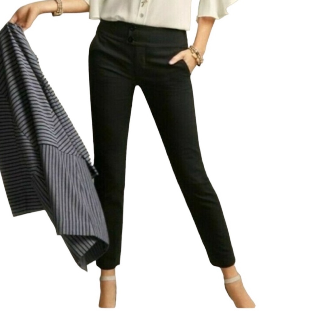 CAbi #5502 - Black Hero trouser dress pants, sz 8 Ankle